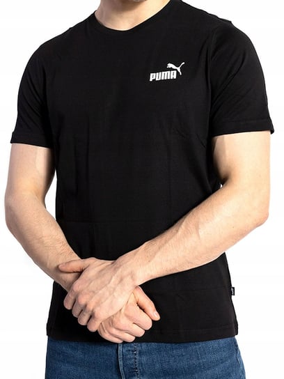 Koszulka Męska Puma 586668-01 Sportowa Czarna L Puma