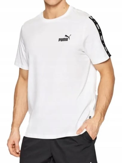 Koszulka Męska Puma 847382-02 Sportowa Biała Bawełniana M Puma