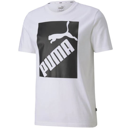 Koszulka męska Puma Big Logo Tee biała 581386 02 Puma