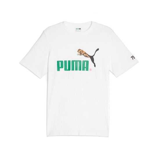 Koszulka męska Puma CLASSICS NO.1 LOGO biała 62218202-L Puma