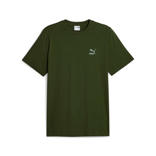 Koszulka męska Puma CLASSICS SMALL LOGO zielona 53558731-S Inna marka