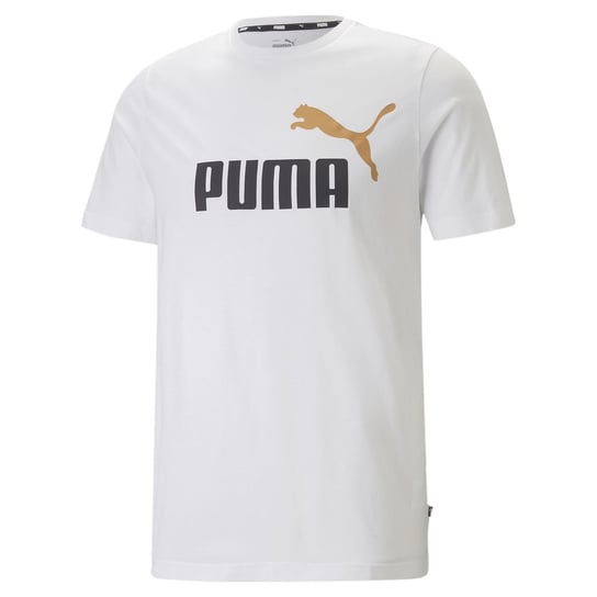 Koszulka męska Puma ESS+ 2 COL Logo biała 58675958-M Inna marka