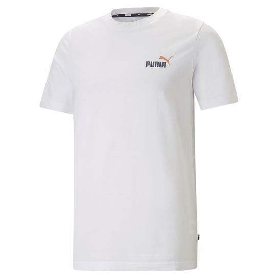 Koszulka męska Puma ESS+ 2 COL Small Logo biała 67447058-XL Inna marka