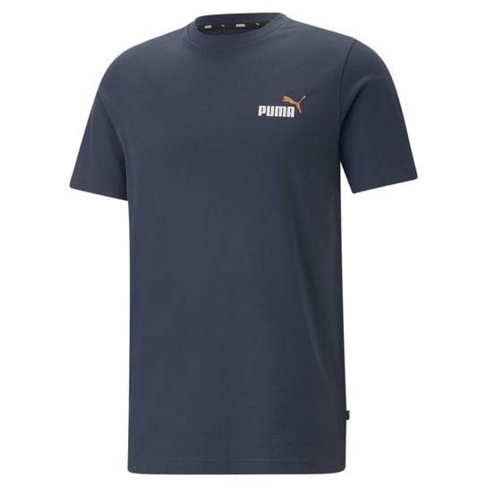 Koszulka męska Puma ESS+ 2 COL Small Logo granatowa 67447015-XXL Inna marka