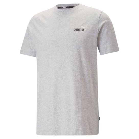 Koszulka męska Puma ESS+ 2 COL Small Logo szara 67447004-L Inna marka