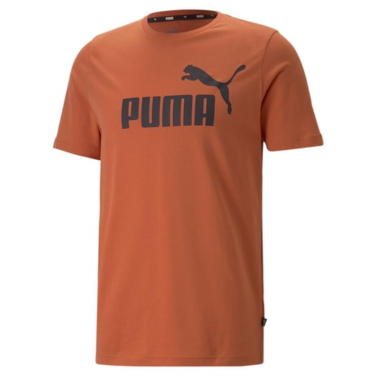 Koszulka męska Puma ESS Logo pomarańczowa 58666794-M Inna marka