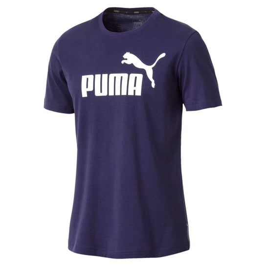 Koszulka męska Puma ESS Logo Tee granatowa 851740 06 Puma