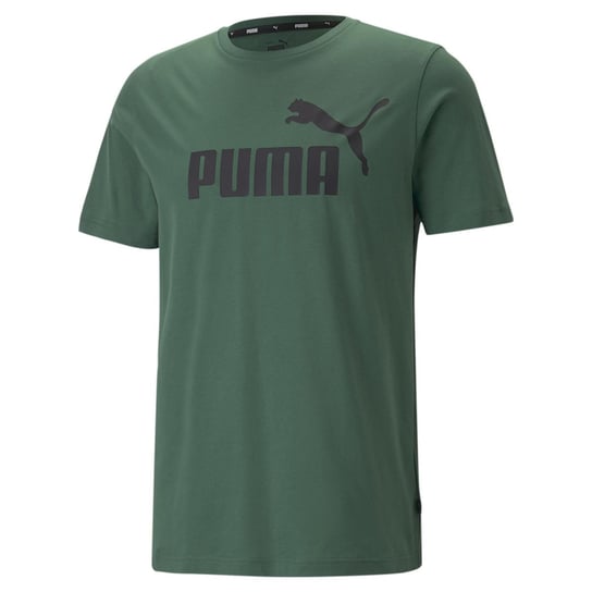 Koszulka męska Puma ESS Logo zielona 58666746-S Inna marka