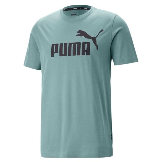 Koszulka męska Puma ESS LOGO zielona 58666775-XXL Inna marka