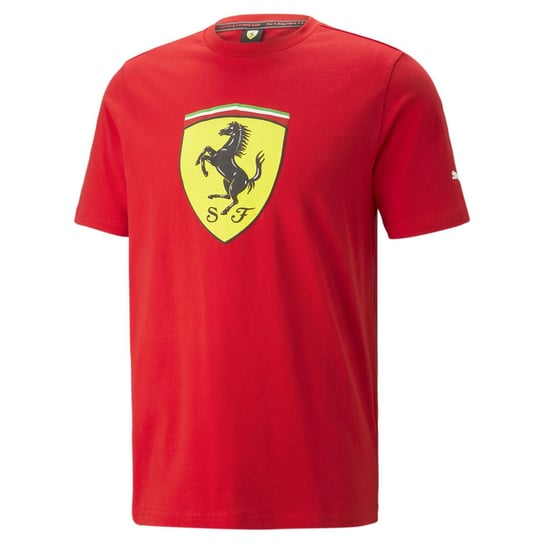 Koszulka męska Puma Ferrari Race Big Shield czerwona 53817502-L Inna marka