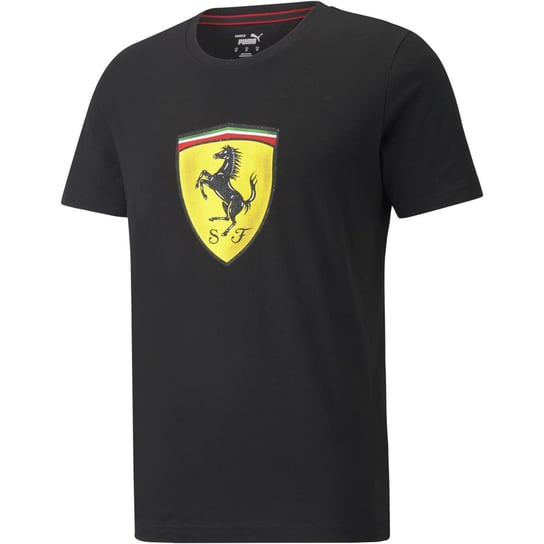 Koszulka męska Puma FERRARI RACE COLORED BIG SHIELD czarna 53169101-L Inna marka