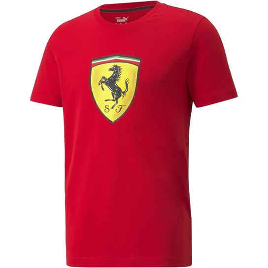 Koszulka męska Puma FERRARI RACE COLORED BIG SHIELD czerwona 53169102-L Inna marka