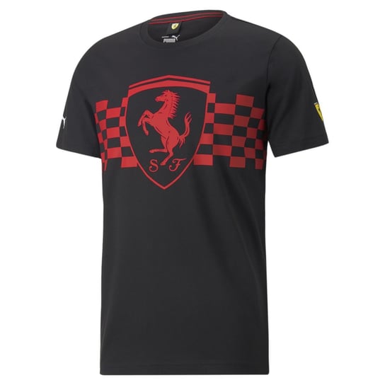 Koszulka męska Puma FERRARI RACE TONAL BIG SHIELD czarna 53584901-M Inna marka