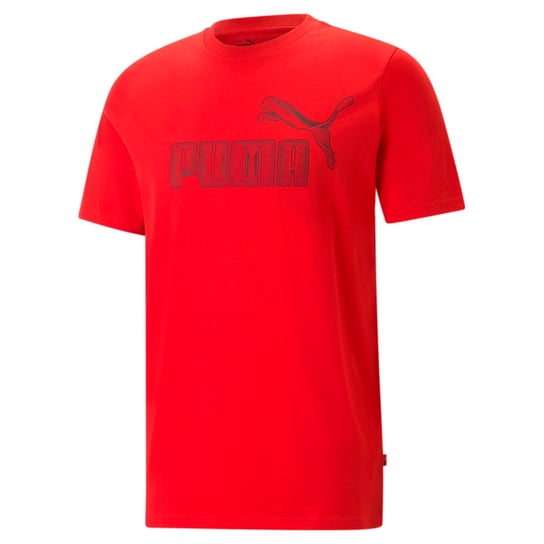 Koszulka męska Puma GRAPHIC NO. 1 LOGO czerwona 67447311-L Inna marka