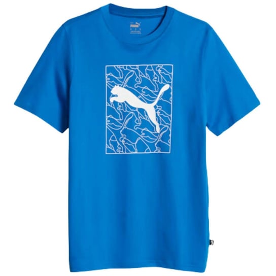 Koszulka męska Puma Graphics Cat Tee niebieska 677184 47-M Inna marka
