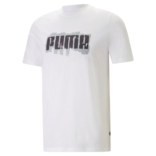 Koszulka męska Puma GRAPHICS WORDING biała 67447502-XL Inna marka