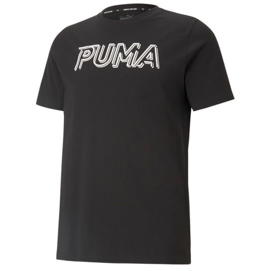Koszulka męska Puma Modern Sports Logo Tee czarna 585818 56 Puma