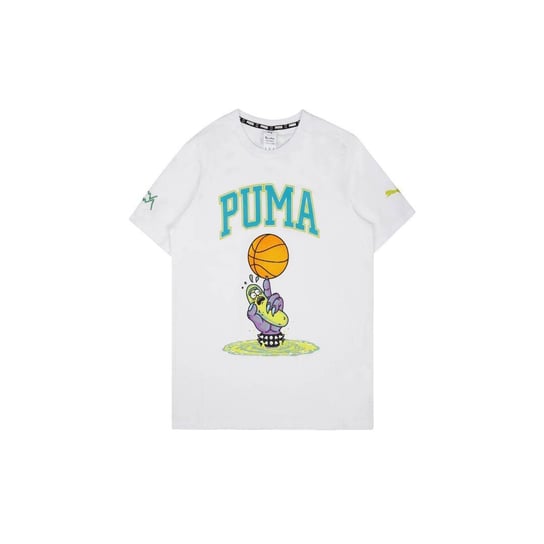 Koszulka męska Puma Pickle Rick biała 53709701-M Inna marka