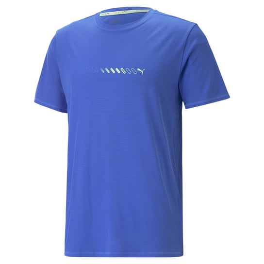 Koszulka męska Puma Run Favorite Logo niebieska 52338792-S Inna marka