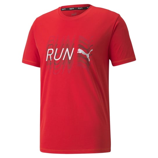 Koszulka męska Puma Run Logo czerwona 52085511-L Inna marka