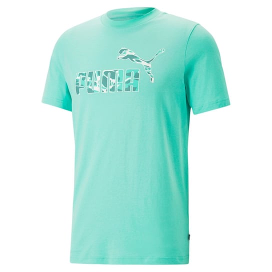 Koszulka męska Puma SUMMER SPLASH GRAPHIC niebieska 67709577-L Inna marka