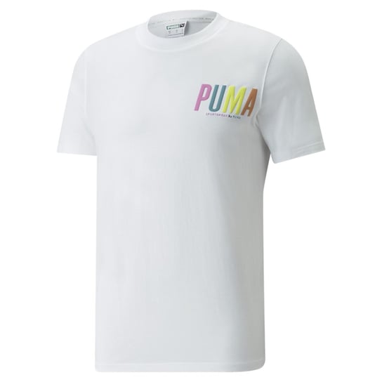 Koszulka męska Puma SWXP GRAPHIC biała 53362302-XL Inna marka