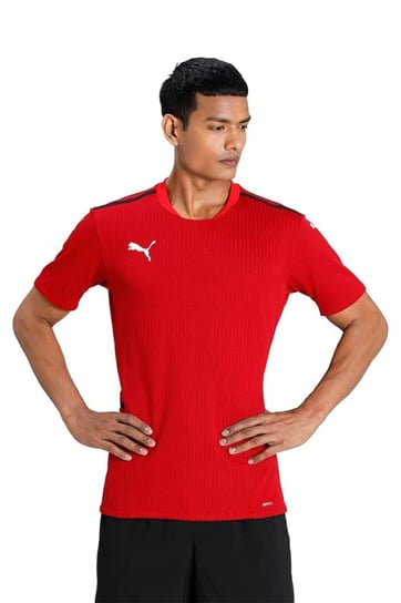 Koszulka męska Puma teamCUP T-Shirt sportowa czerwona-XL Puma
