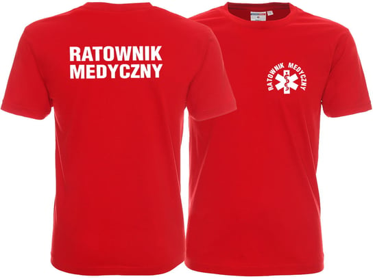Koszulka męska RATOWNIK MEDYCZNY czerwona Inny producent