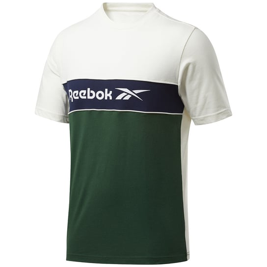 Koszulka męska Reebok Classic Linear Tee zielono-biała FT7339 Reebok