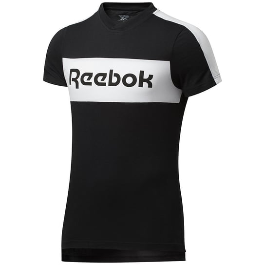 Koszulka męska Reebok TE Linear Logo SS Graphic Tee czarna FU3123 Reebok