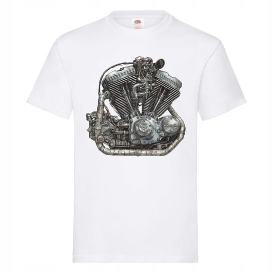 Koszulka męska Serce Motocyklisty Silnik motocyklowy prezent T-shirt męski Inna marka