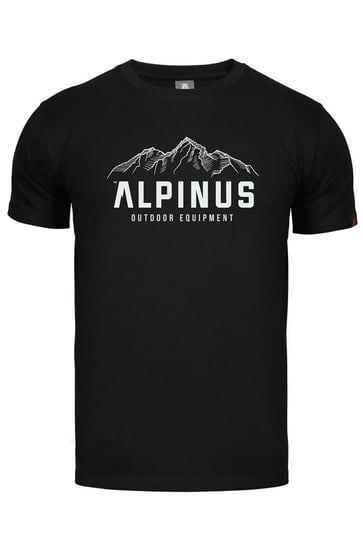 Koszulka męska T-shirt Alpinus Mountains czarny - L Alpinus