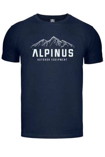 Koszulka męska T-shirt Alpinus Mountains granatowy - XXL Alpinus