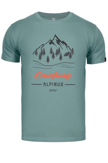 Koszulka Męska T-Shirt Alpinus Polaris Miętowy - M Alpinus