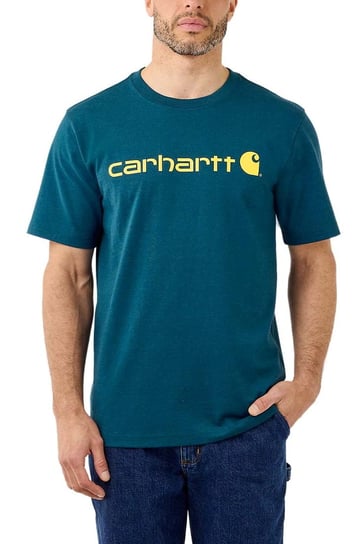 Koszulka męska T-shirt Carhartt Heavyweight Core Logo - S Carhartt