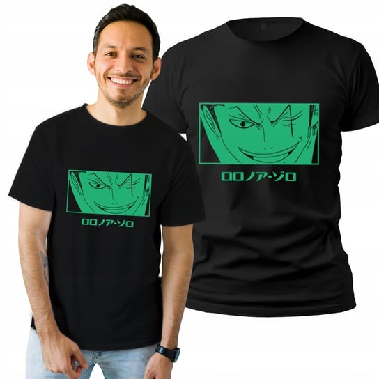 Koszulka Męska  T-shirt Prezent Z Nadrukiem Zoro One Piece S Plexido