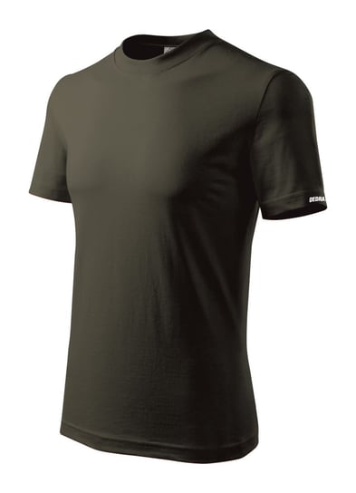 Koszulka Męska T-Shirt Xl, Kolor Army, 100% Bawełna Dedra