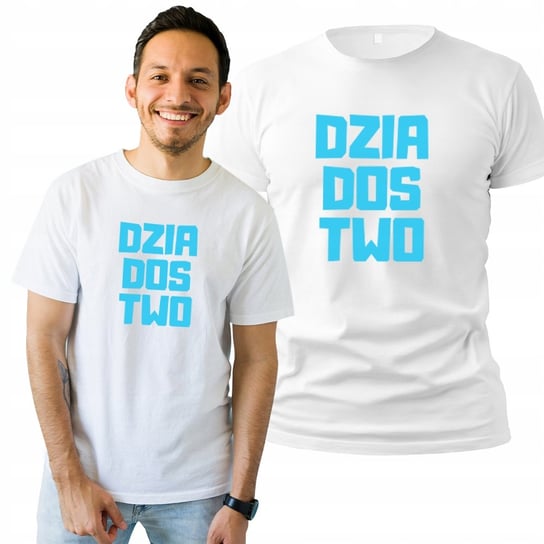 Koszulka Męska  T-shirt Z Nadrukiem Na Prezent Dziadostwo M Plexido