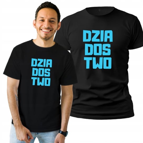 Koszulka Męska  T-shirt Z Nadrukiem Na Prezent Dziadostwo S Plexido