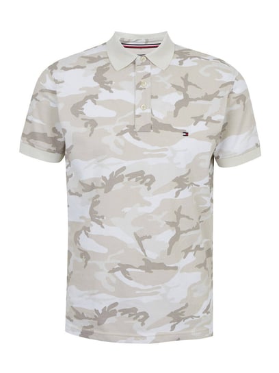 Koszulka męska Tommy Hilfiger Camo Ao Print polówka moro-XL Tommy Hilfiger