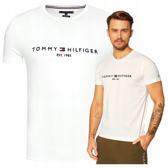 koszulka meska tommy hilfiger tshirt meski est 1985 biały koszulka meska tommy hilfiger tshirt meski est 1985 biały r.XXL Tommy Hilfiger