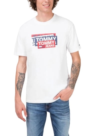 Koszulka męska Tommy Jeans TJM Multi Corp Logo T-shirt-M Tommy Hilfiger