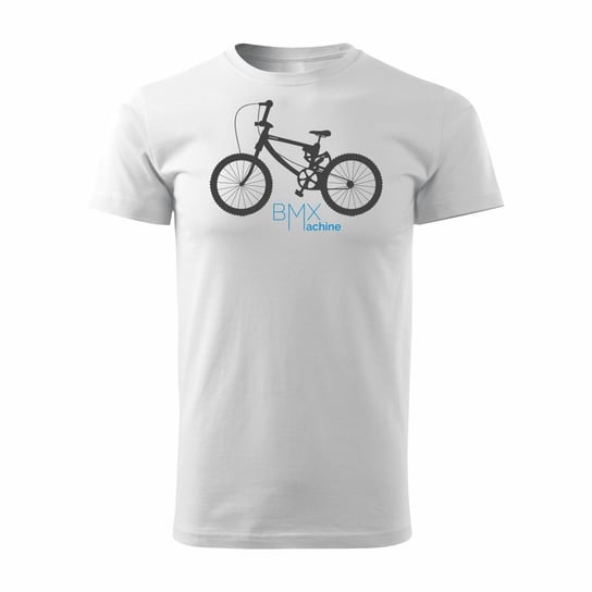 Koszulka męska TOPSLANG BMX, biała, rozmiar XL Topslang
