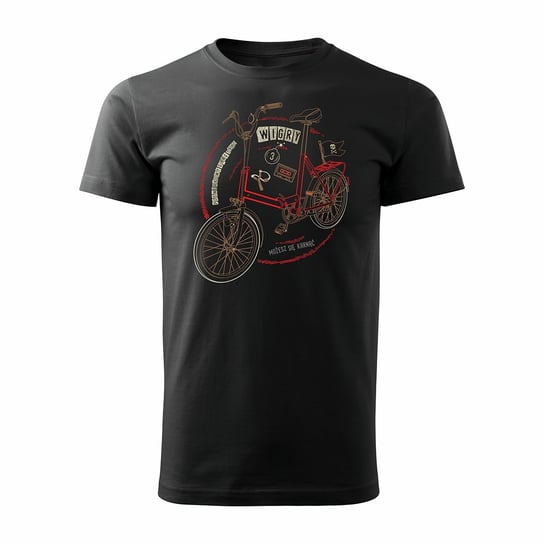 Koszulka męska TOPSLANG Wigry 3, czarna, rozmiar XL Topslang