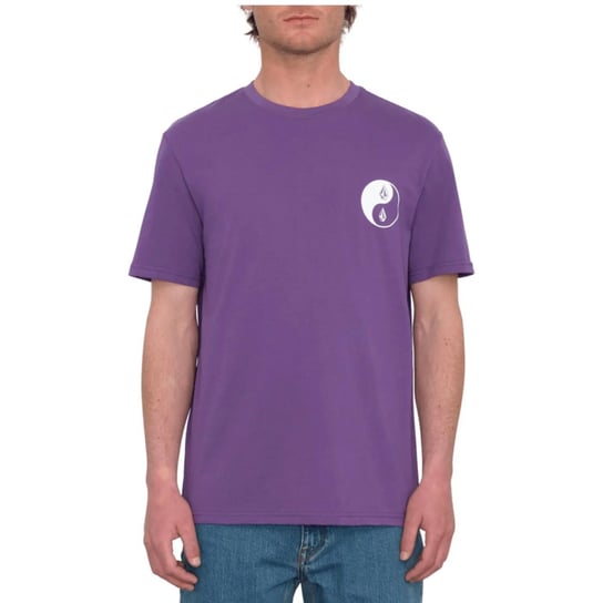 Koszulka męska Volcom Counterbalance fioletowy t-shirt bawełniany-M VOLCOM