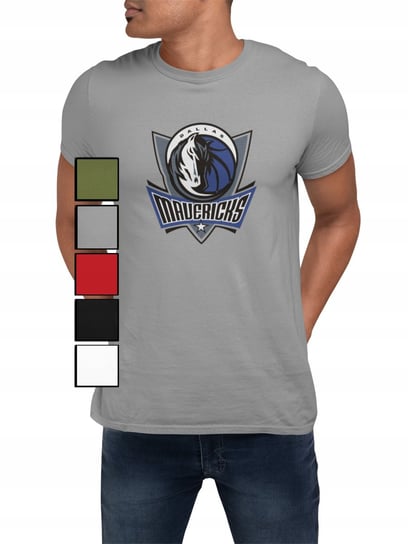 Koszulka Męska Z Nadrukiem Dla Fana Nba Koszykówka Dallas Mavericks -3Xl Inna marka