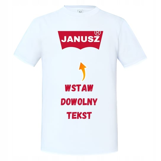 Koszulka męska z nadrukiem dowolnym własnym napisem parodia modny t-shirt Inna marka