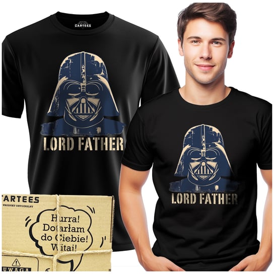 Koszulka Męska Z Nadrukiem Lord Father Prezent Na Dzień Taty Star Wars Gartees