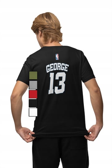 KOSZULKA MĘSKA Z NADRUKIEM NA PLECACH NBA CLIPPERS - PAUL GEORGE - 3XL Inna marka