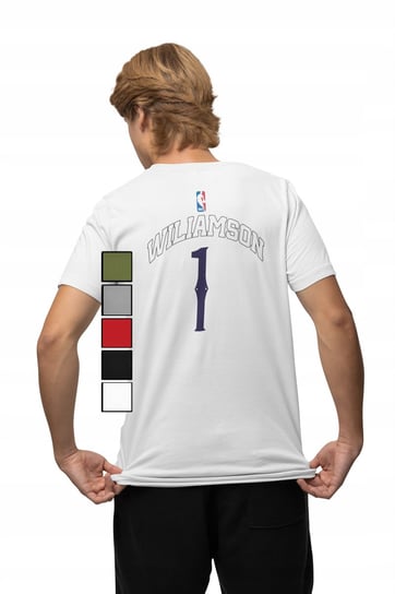 KOSZULKA MĘSKA Z NADRUKIEM NA PLECACH NBA NEW ORLEANS - WILIAMSON - 3XL Inna marka